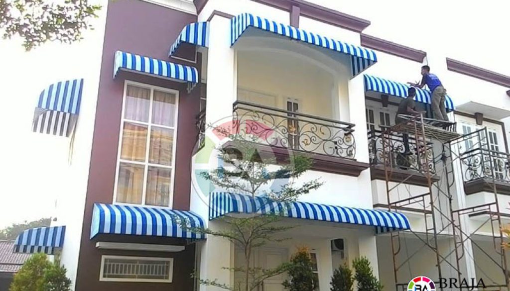 canopy kain rumah biru salur
